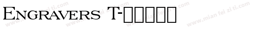 Engravers T字体转换